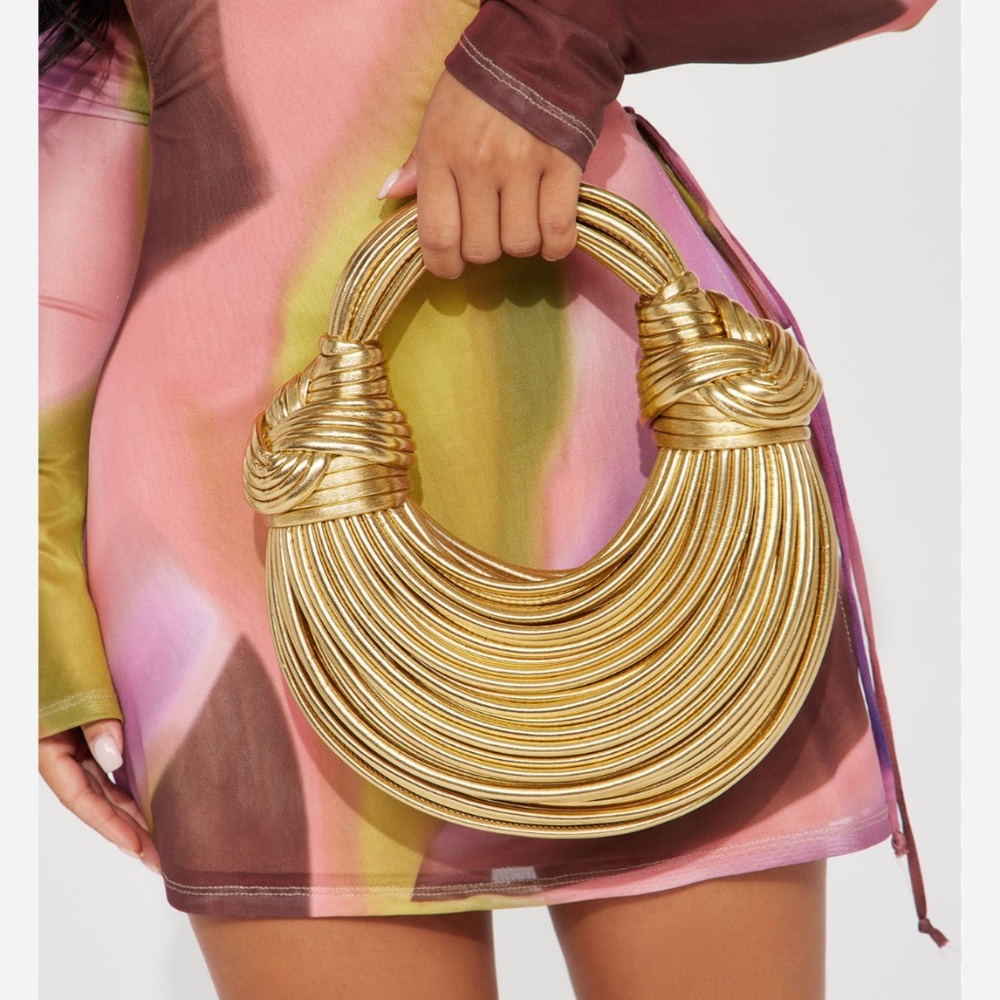 Gold metallic Bag